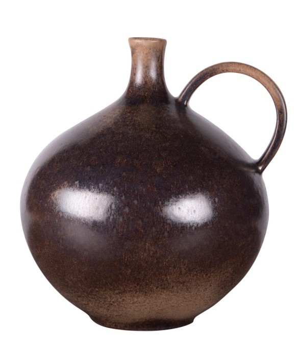 Vase Pompéi brun 26,5 cm en...