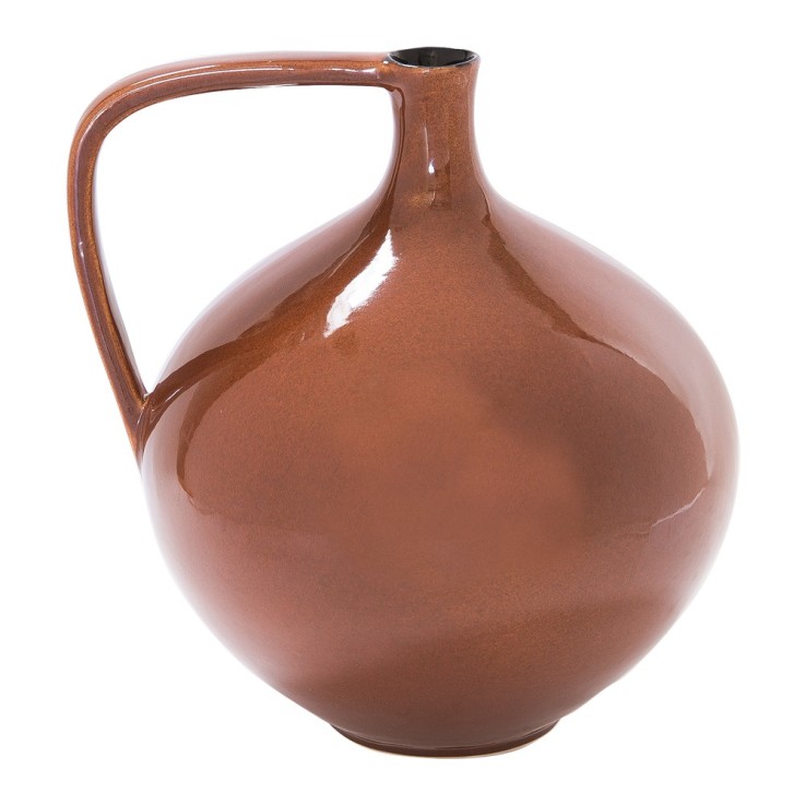 Vase Olympie terra 27 cm en faïence