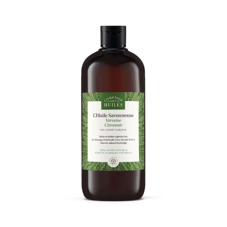 Huile de Douche Verveine Citronnée (500ml) Bio