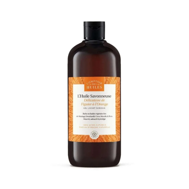 Huile de Douche Figuier à l'Orange (500ml) Bio