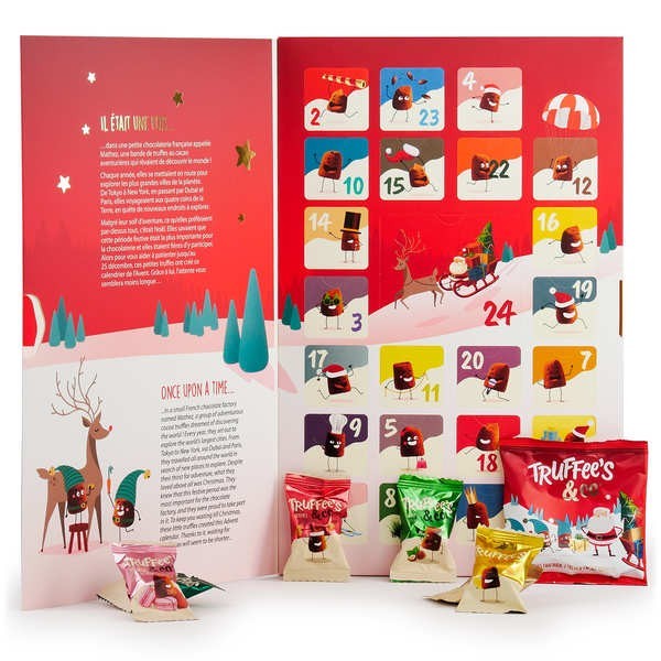Calendrier de l'Avent Chocolat truffes Mathez