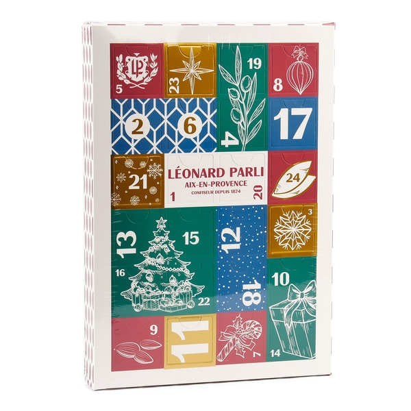 Calendrier de l'Avent Calissons et douceurs de Provence Léonard Parli