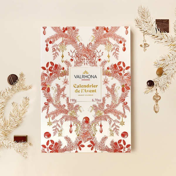 Calendrier de l'Avent Valrhona - 24 gourmandises chocolatées