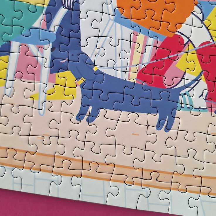 Puzzle 1000 pièces Café bisou