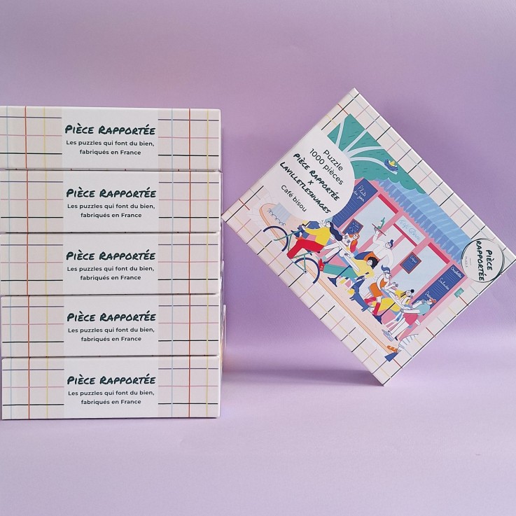 Puzzle 1000 pièces Café bisou