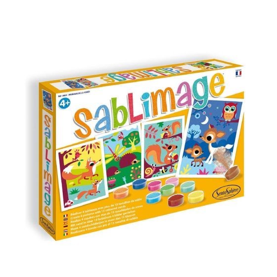 Sablimage : animaux de la forêt