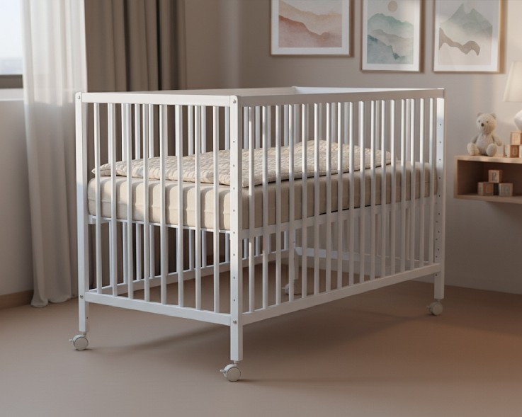 Lit bébé cododo en bois LIO 60 x 120 cm