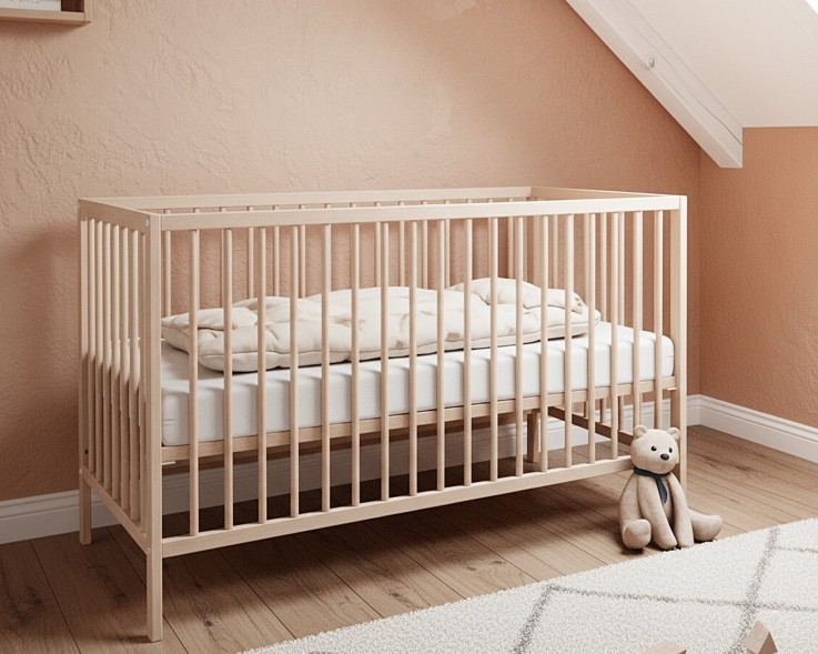 Lit bébé en bois ESSENTIEL