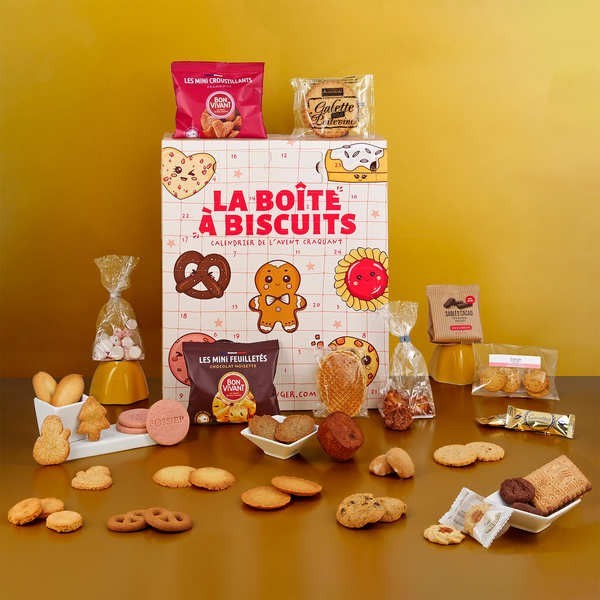 Calendrier de l'avent La Boîte à Biscuits - Le calendrier gourmand