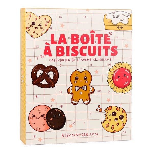 Calendrier de l'avent La Boîte à Biscuits - Le calendrier gourmand