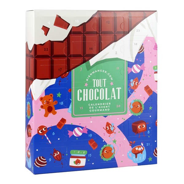 Calendrier de l'avent Tout Chocolat - Le calendrier gourmand