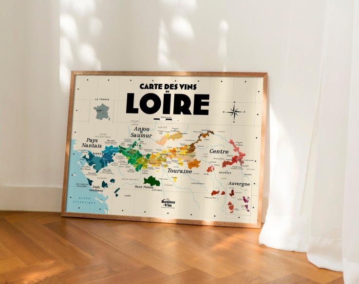Carte des vins de Loire