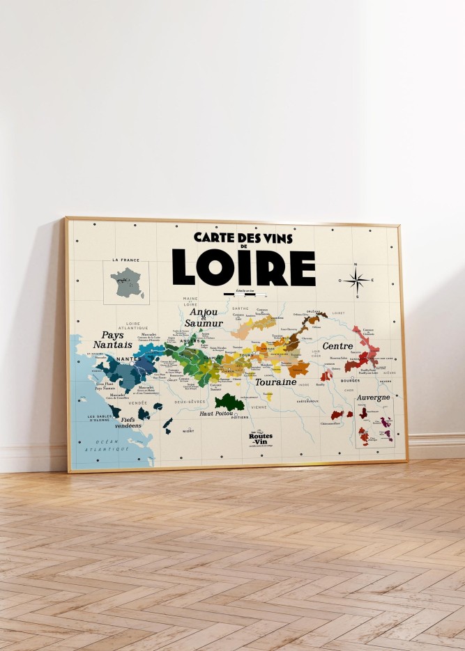Carte des vins de Loire