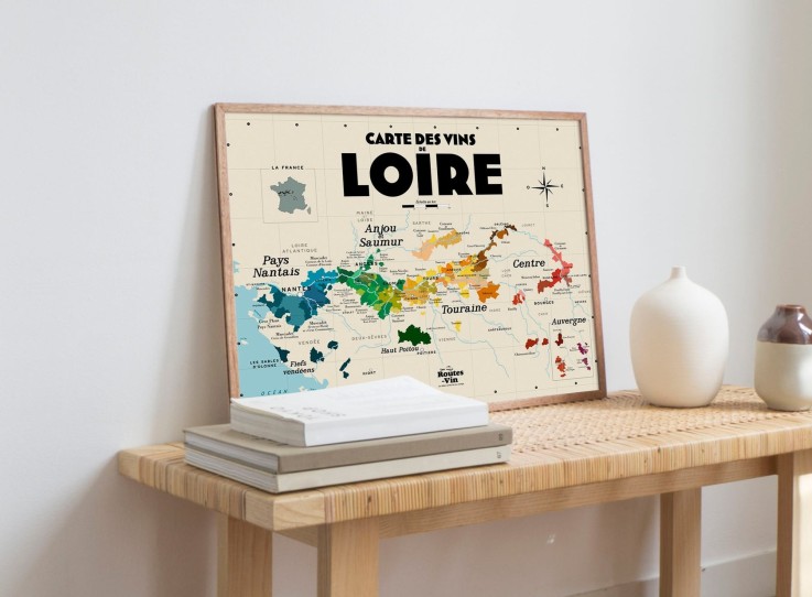 Carte des vins de Loire