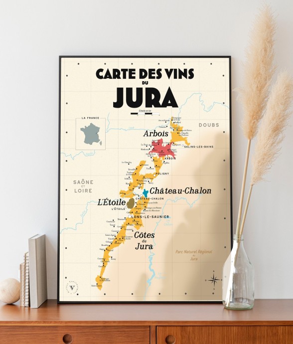Carte des vins du Jura