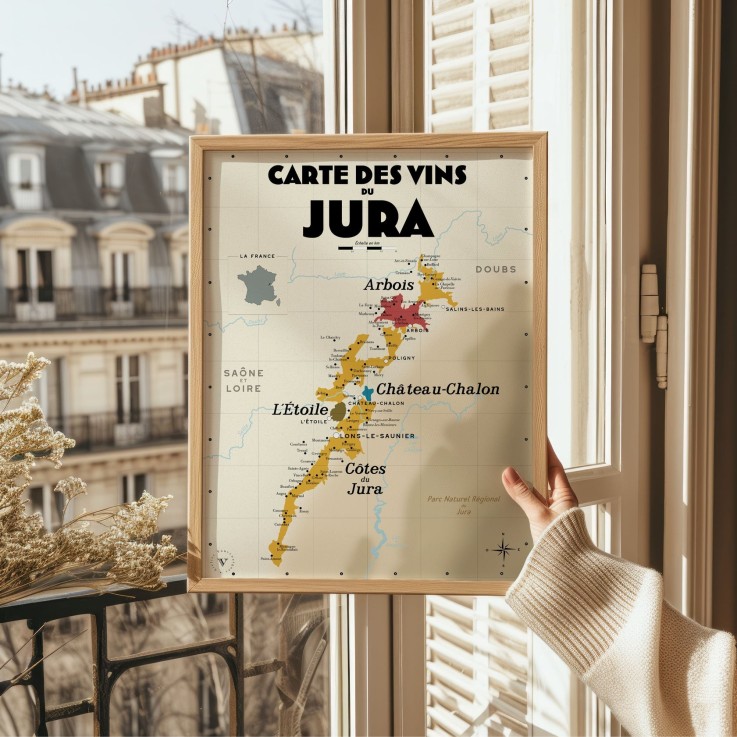Carte des vins du Jura