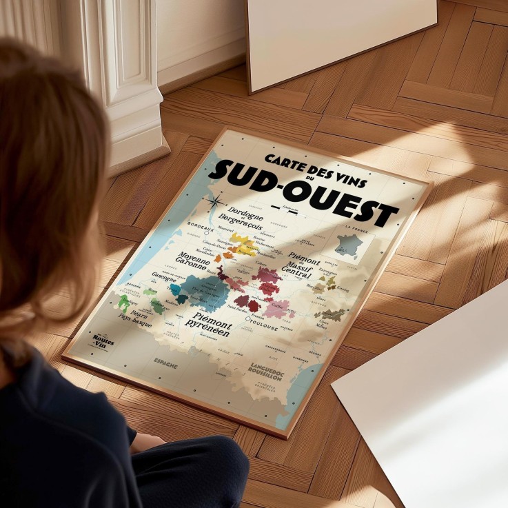 Carte des vins du Sud-Ouest