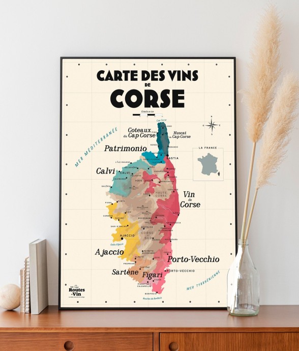 Carte des vins de Corse