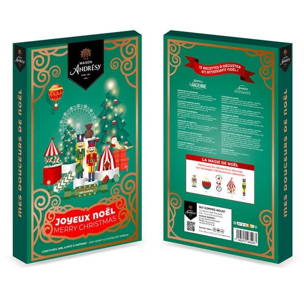 Calendrier de l'Avent Confitures et Douceurs à tartiner Andrésy