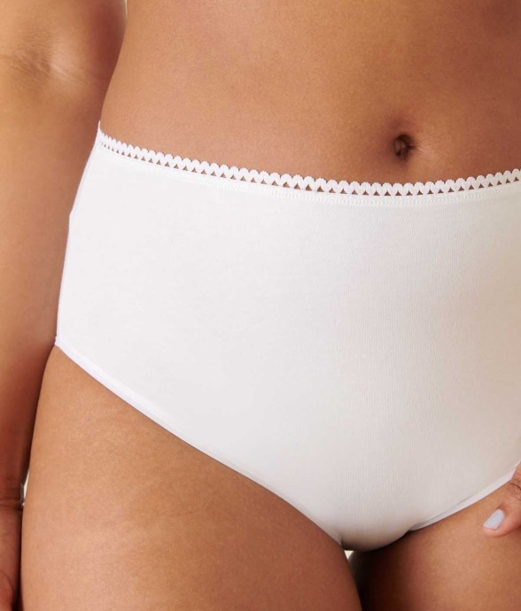 Culotte coton taille haute...