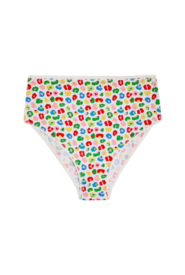 Culotte coton taille haute IMPRIMÉE