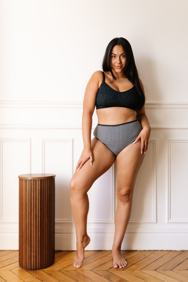 Culotte taille haute coton bio imprimé