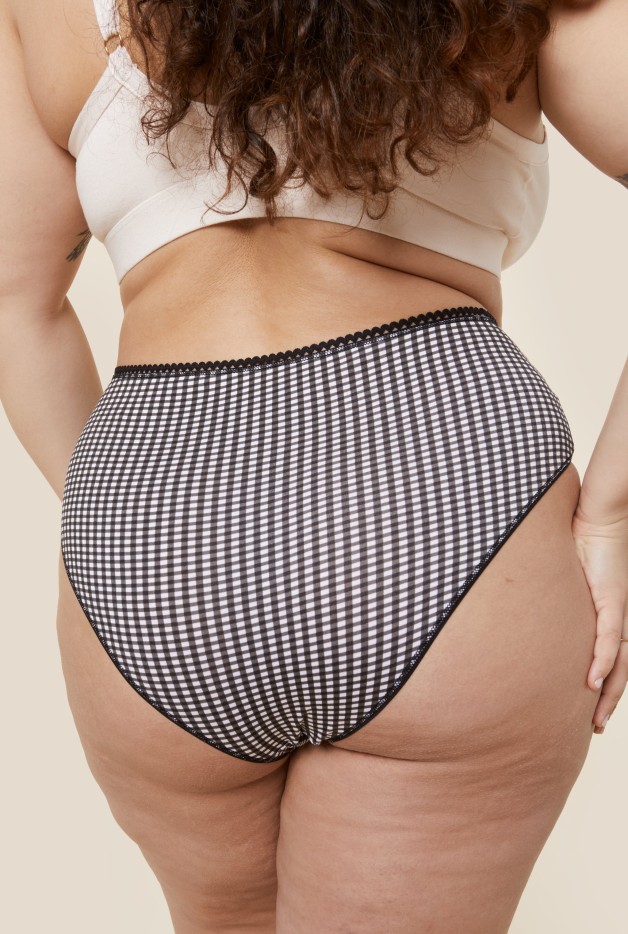 Culotte taille haute coton bio imprimé