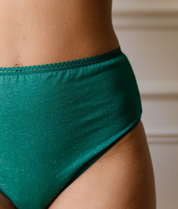 Culotte taille haute coton...