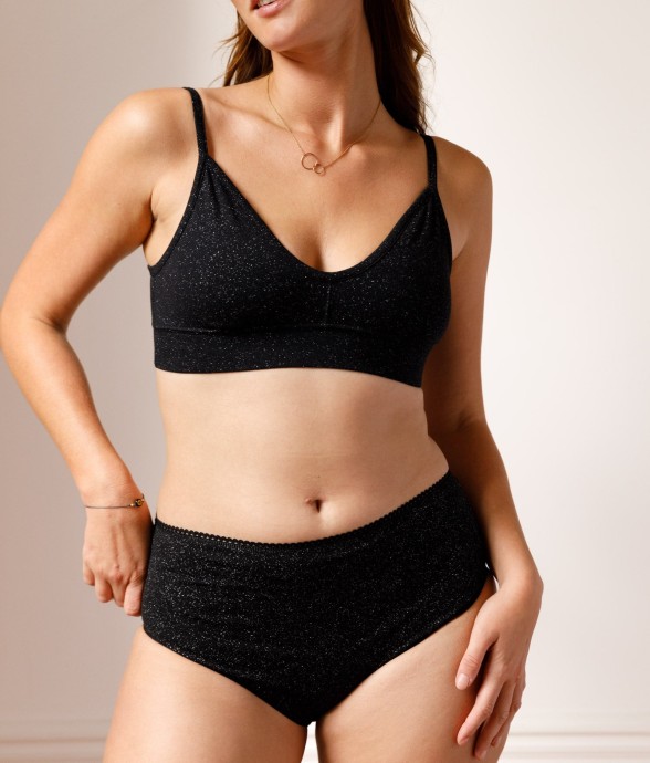 Culotte coton taille haute...