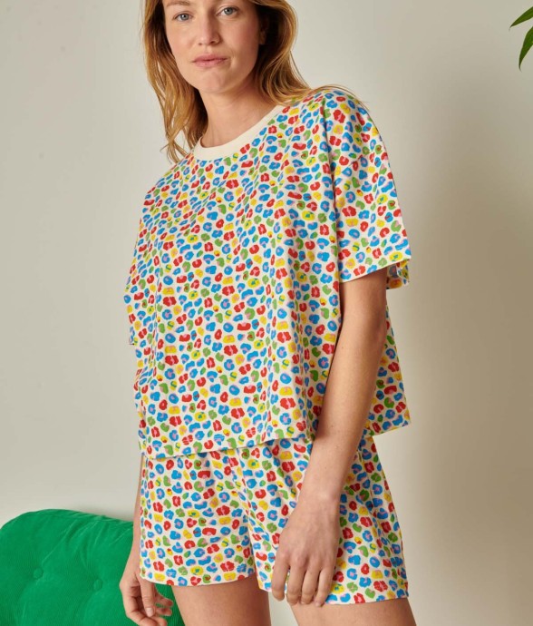 Pyjama short en coton