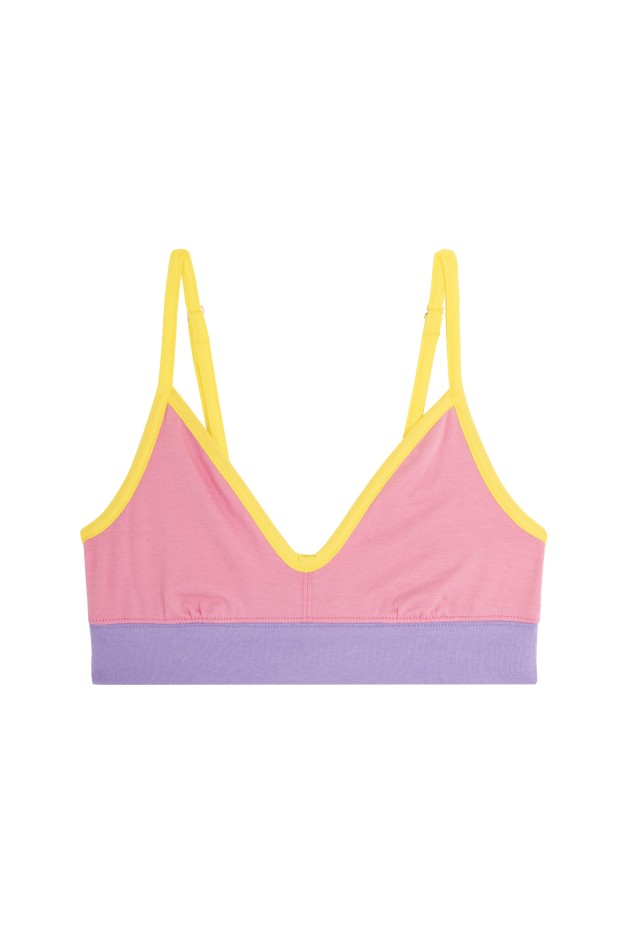 Brassière coton bio imprimé