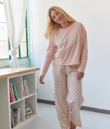Damier Rose