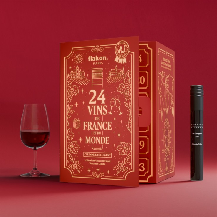 Calendrier de l'Avent Vin - 24 Vins de France et du Monde