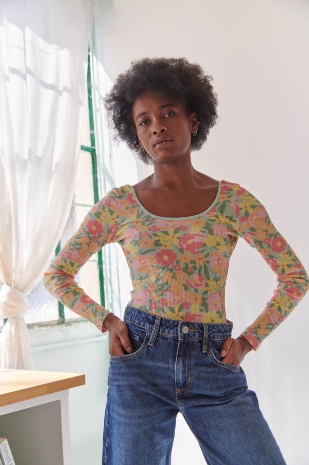 Body coton bio imprimé