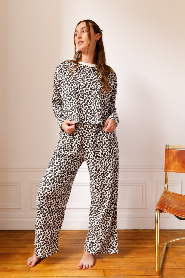 Ensemble pyjama long coton bio