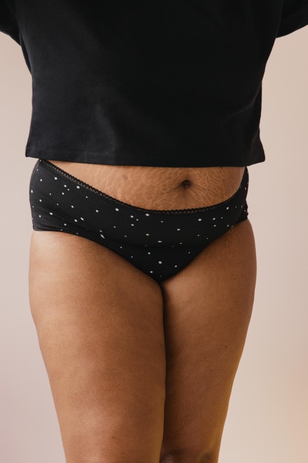 Culotte menstruelle Taille Haute Flux Nuit coton bio