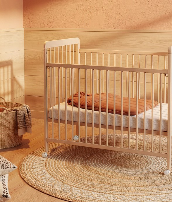 Lit bébé coulissant en bois...