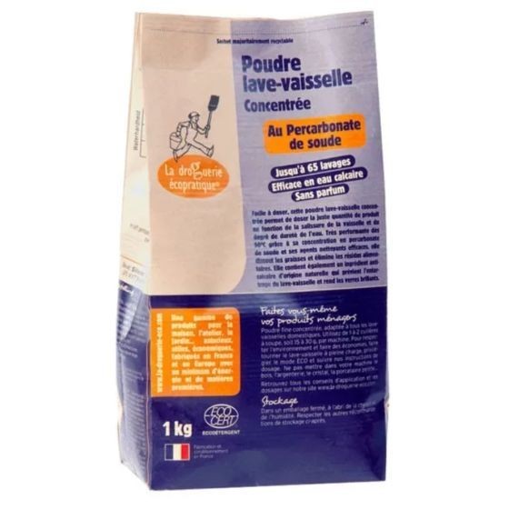Poudre lave-vaisselle percarbonate de soude 1kg