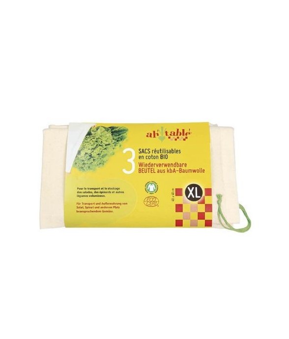 Lot de 3 Sacs réutilisables...