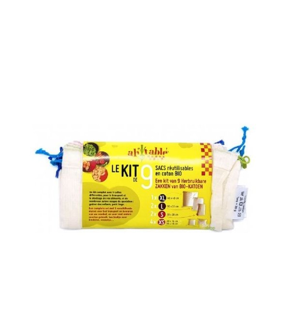 Kit 9 sacs pour vrac en...