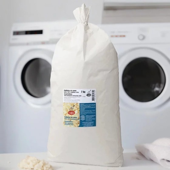 Paillettes de savon huiles Bio 7kg