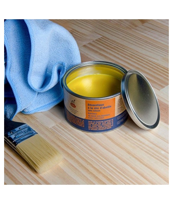Encaustique cire d'abeille...