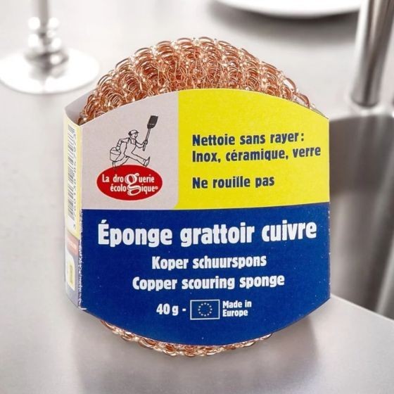 Eponge grattoir en cuivre 40g