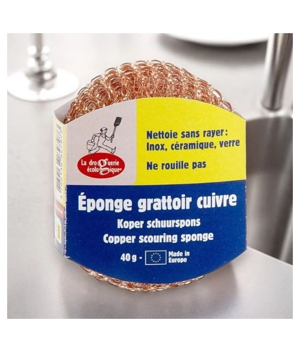 Eponge grattoir en cuivre 40g
