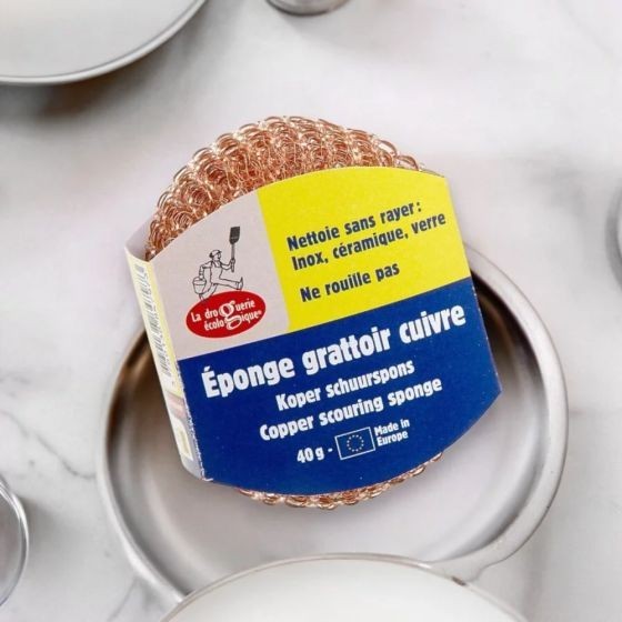 Eponge grattoir en cuivre 40g
