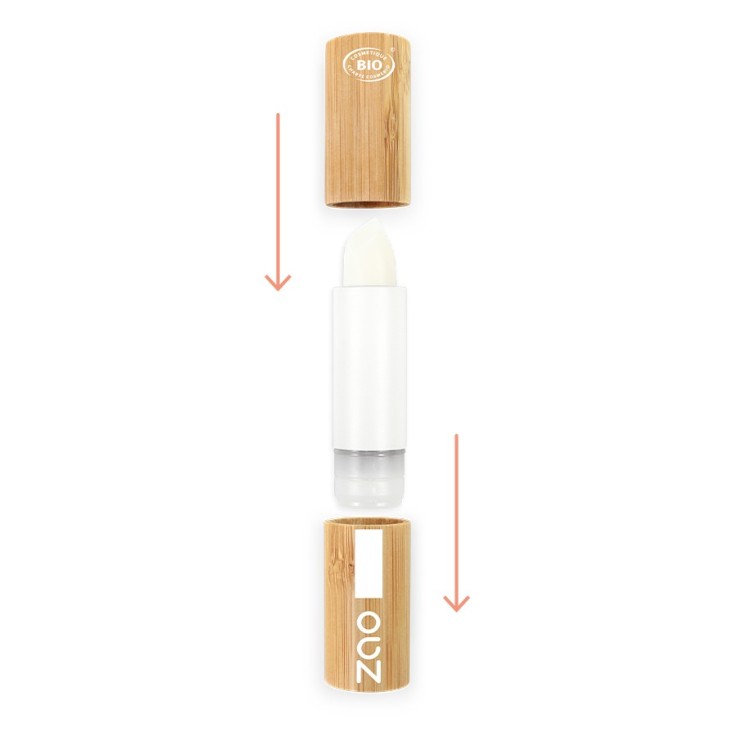 Baume à lèvres stick bio, vegan & rechargeable
