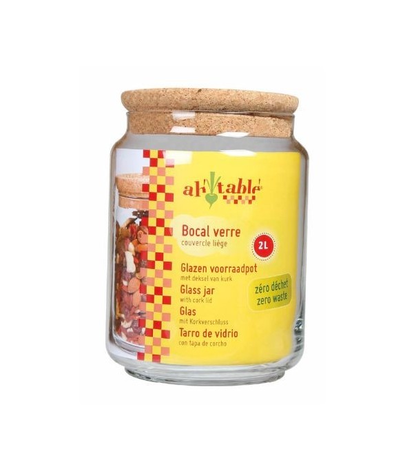 Bocal en verre avec...