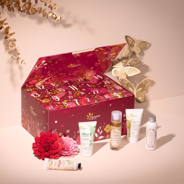 Calendrier de l'avent 24 soins Bio Éclat magique