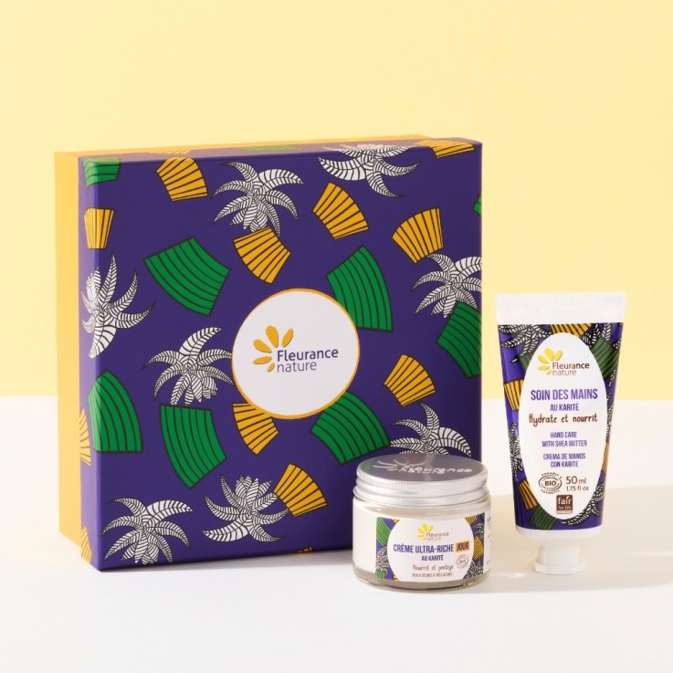 Coffret beauté Bio Karité visage et mains