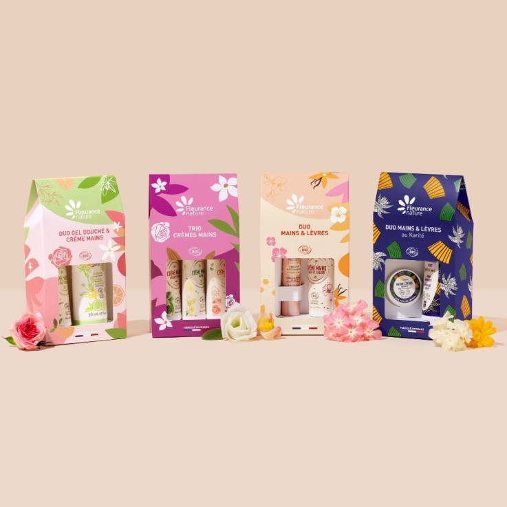 Trio Bio crèmes mains amande rose jasmin